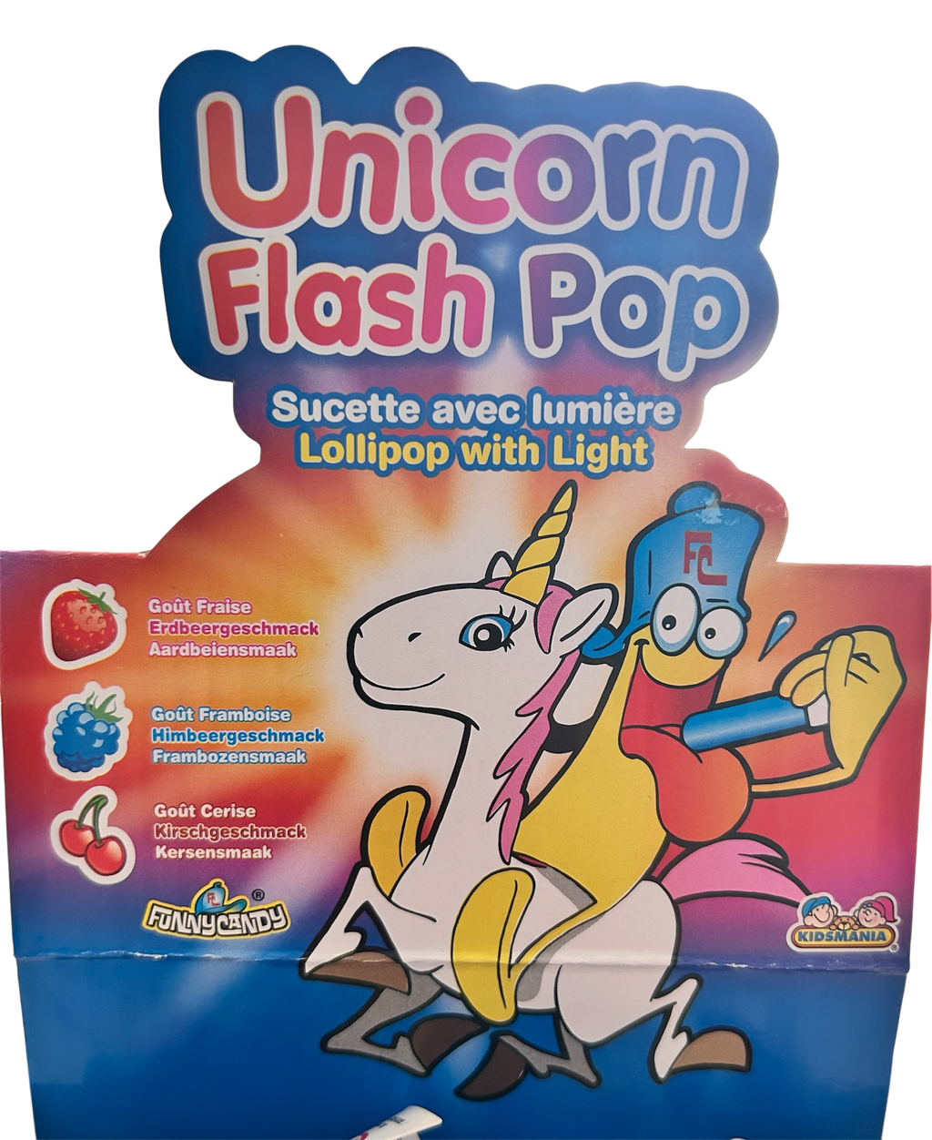 Sucette lumineuse licorne