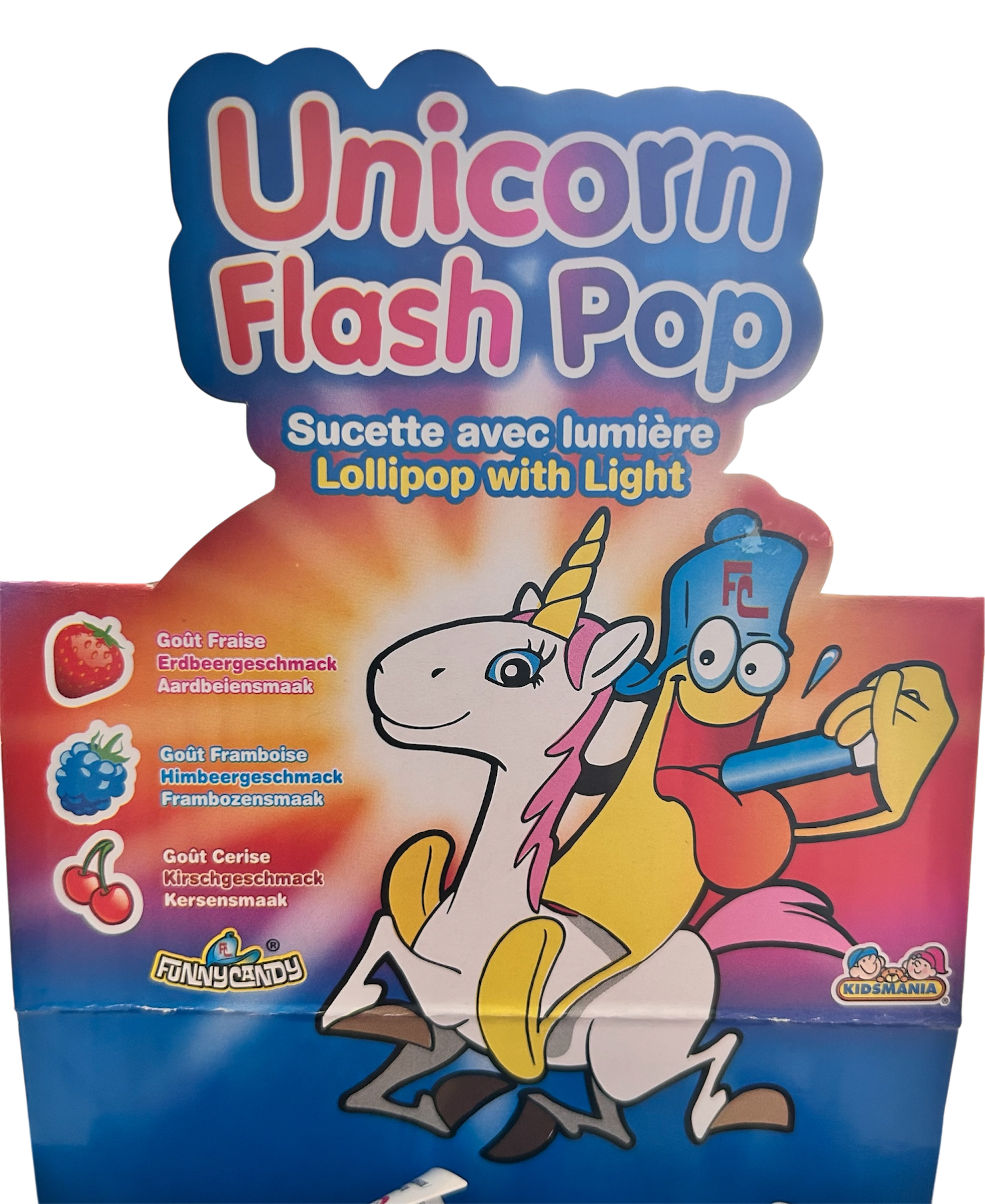 Sucette lumineuse licorne