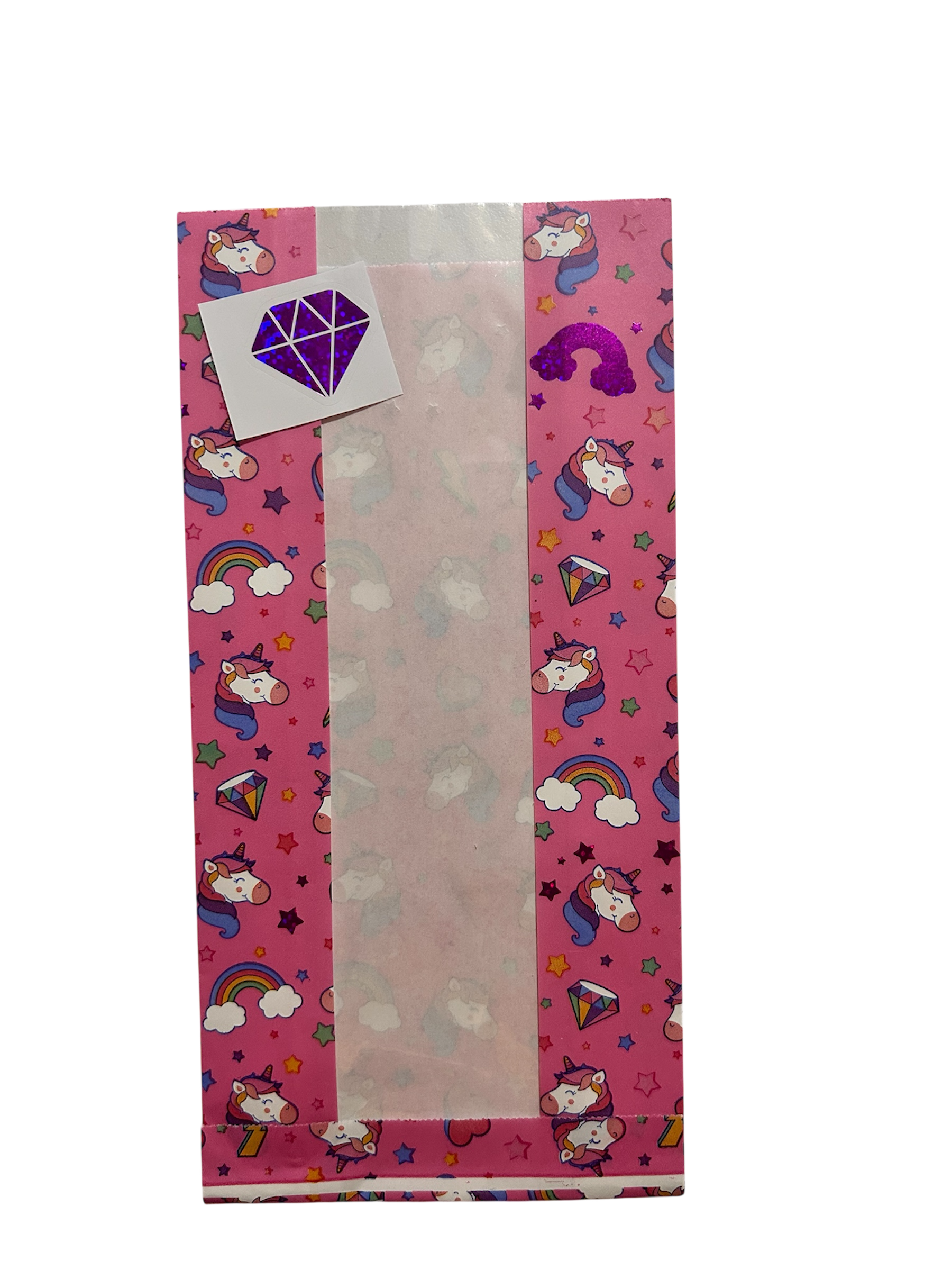 Sachet cadeau licorne