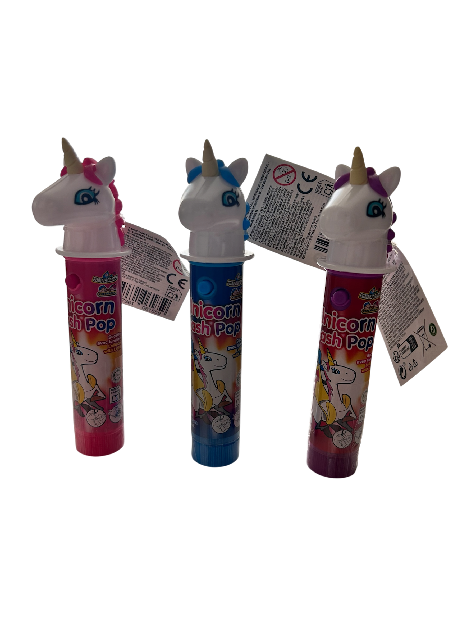 Sucette lumineuse licorne