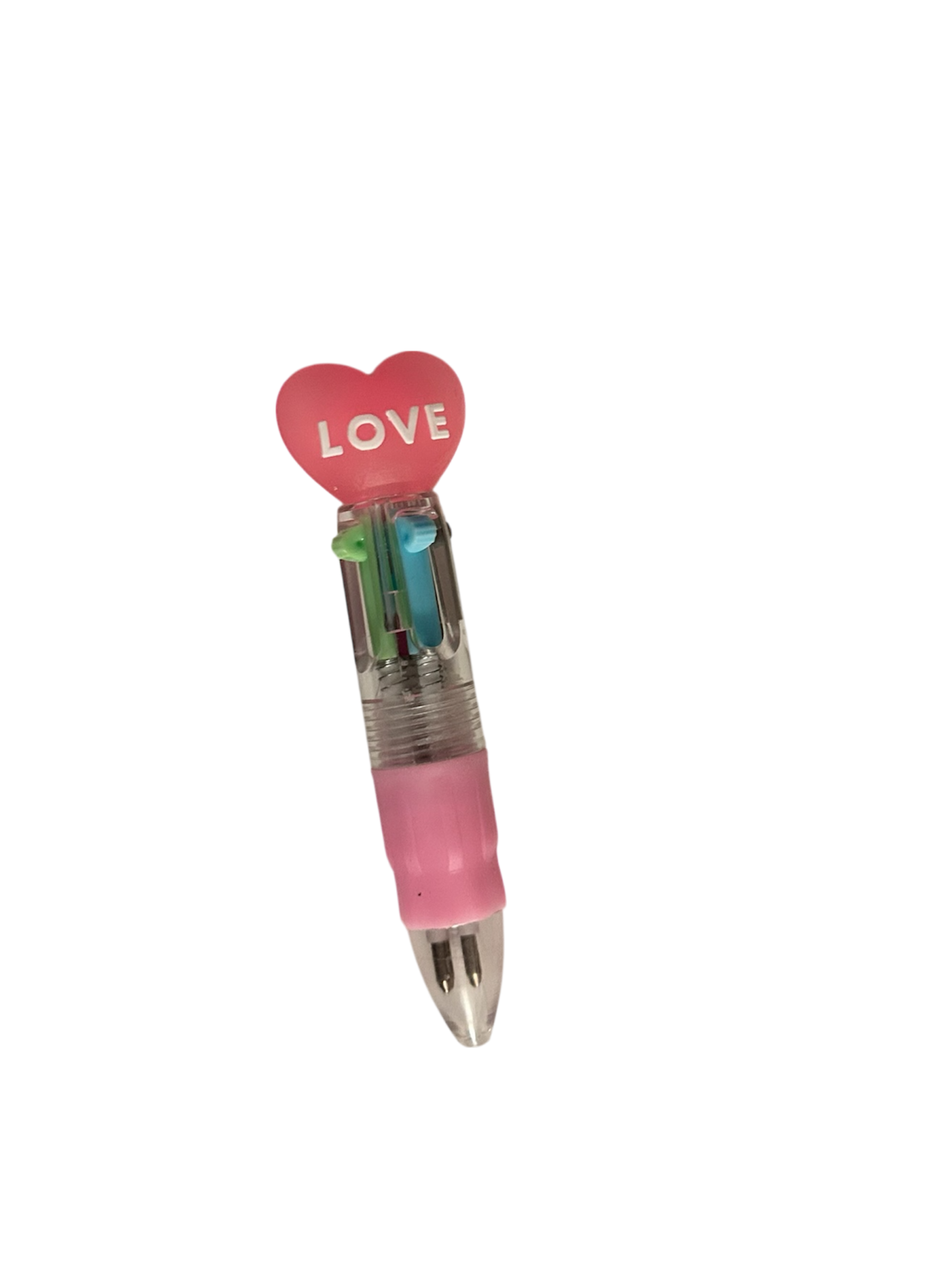 Stylo multicolore love