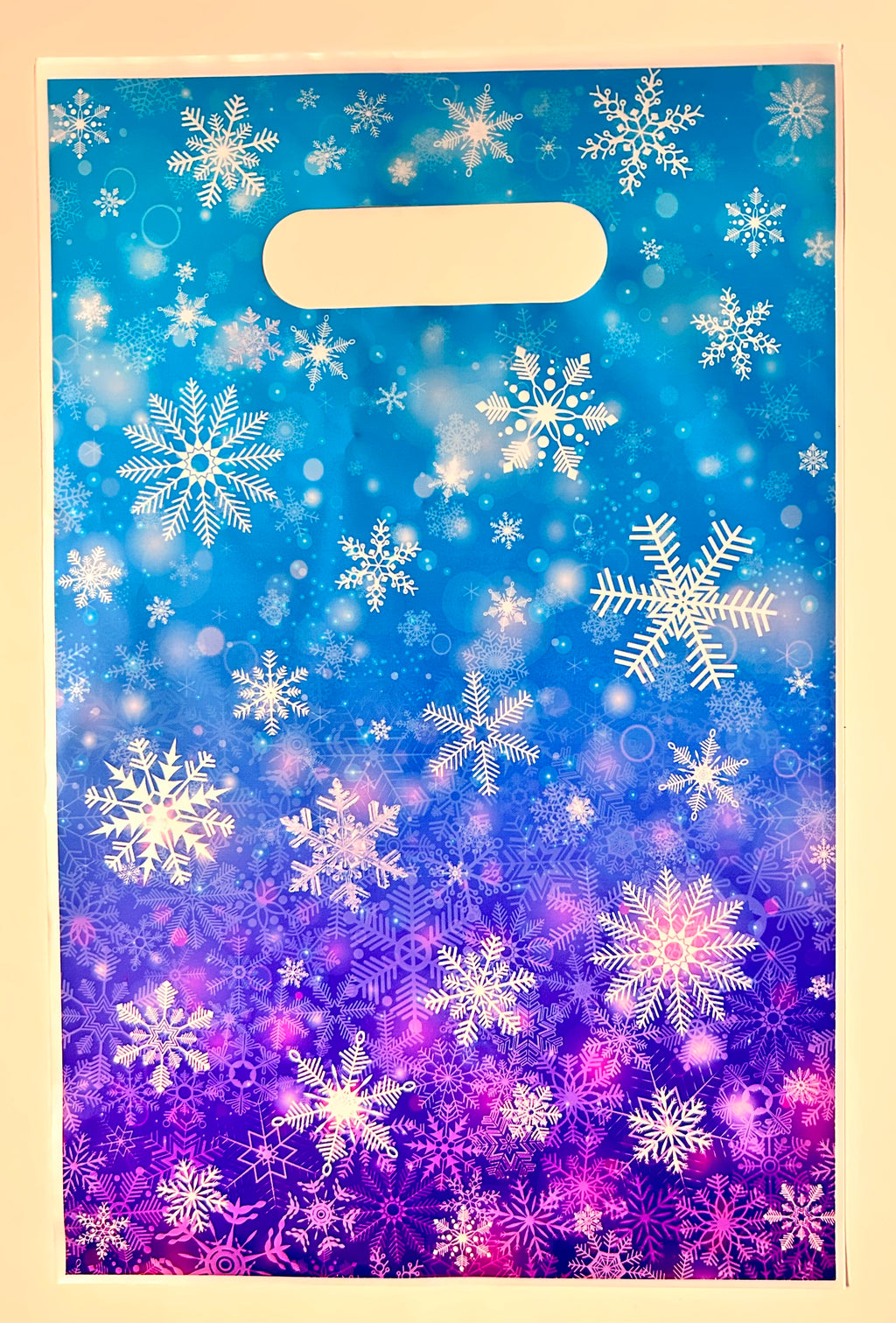 Sachet cadeaux étoile des neiges (à l’unité)