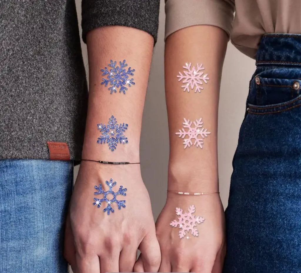 Tatoo éphémère étoile des neiges